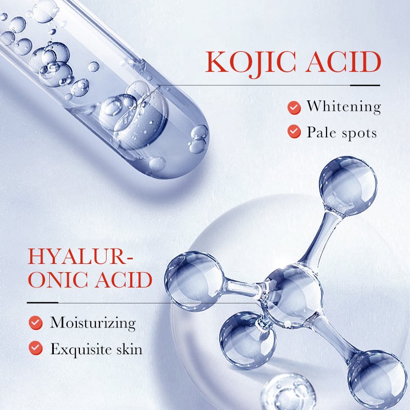 SADOER Private Label Organic Kojic Acid Freckle Remover Skin Repair Lotion Moisturize Whitening Face Cream For Dark Black Skin