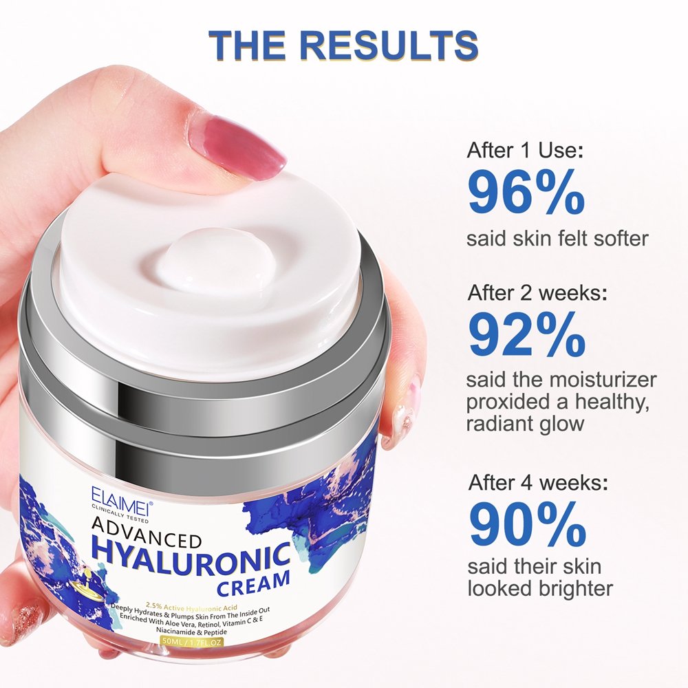 Moisturizing Facial Cream Anti Aging Acne Lifting Instant Removal Wrinkle Moisturizer Hyaluronic Acid Collagen Face Cream