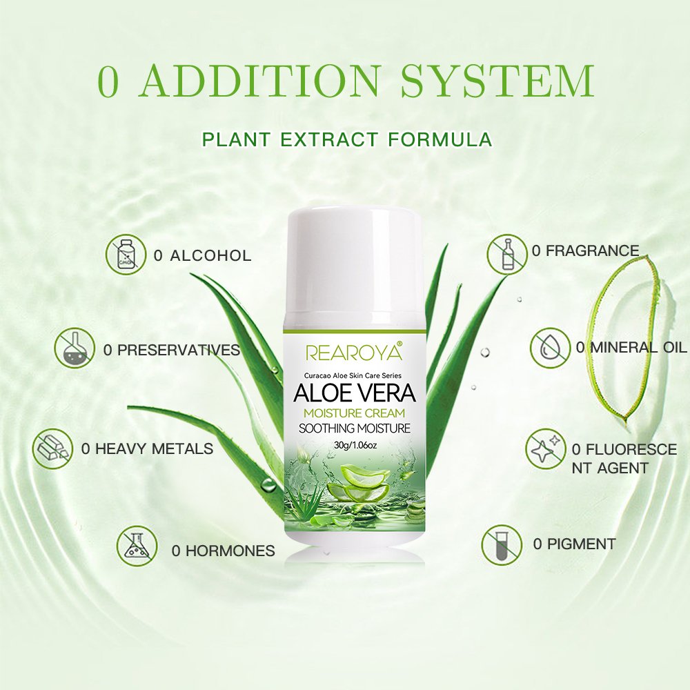 0 Add System Deep Cleaning Blackhead Brighten Skin Aloe Vera Moisture Face Cream