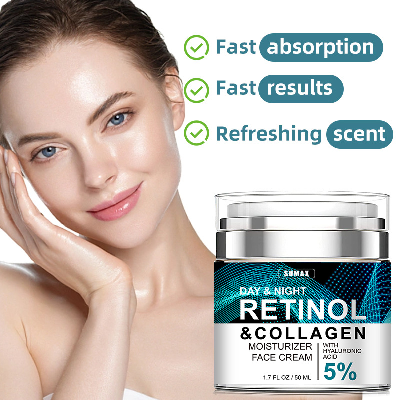 Private label 50ml Firming Lifting Brightening Anti Aging Anti Wrinkle Moisturizing Retinol Face Cream
