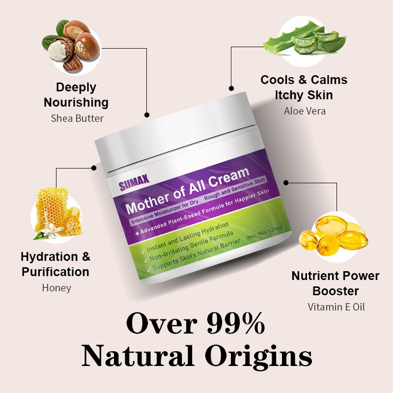 Sumax 150g Intensive Moisturizer With Honey Shea Butter For Dry Irritated Sensitive Skin
