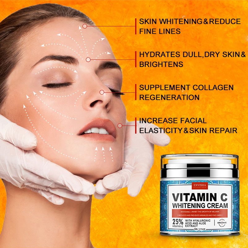 Private Label Vitamin C Beauty Natural Anti Aging Dark Spot Nourishing Whitening Face Cream