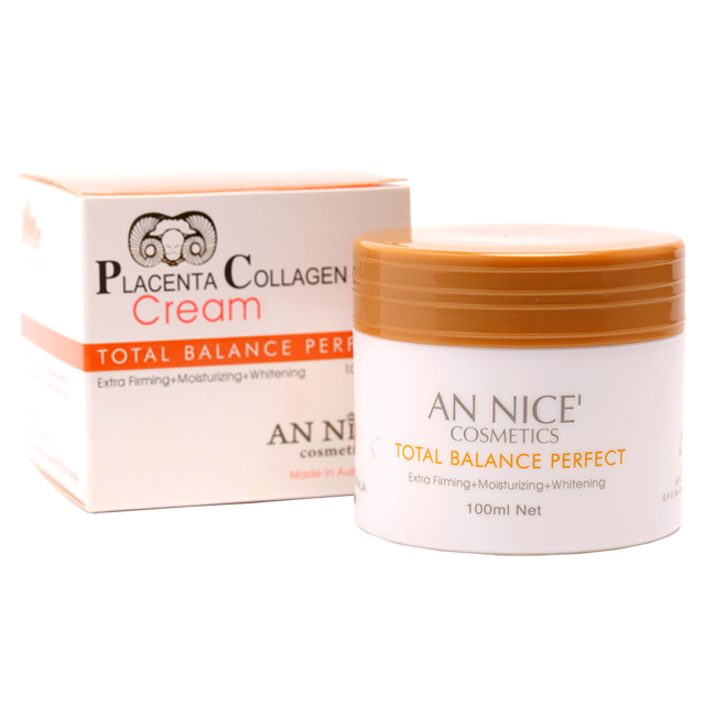 PLACENTA COLLAGEN FACE CREAM Women's Skin Care with Added Firmness Hydration and Whitening Benefits 100ML.