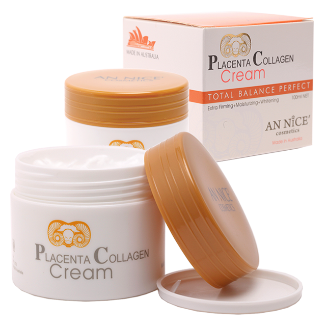 PLACENTA COLLAGEN FACE CREAM Women's Skin Care with Added Firmness Hydration and Whitening Benefits 100ML.