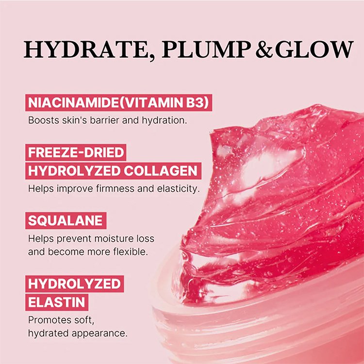 Korean Gel Moisturizing Whitening Brightening Night Cream Collagen Nicotinamide Jelly Face Cream