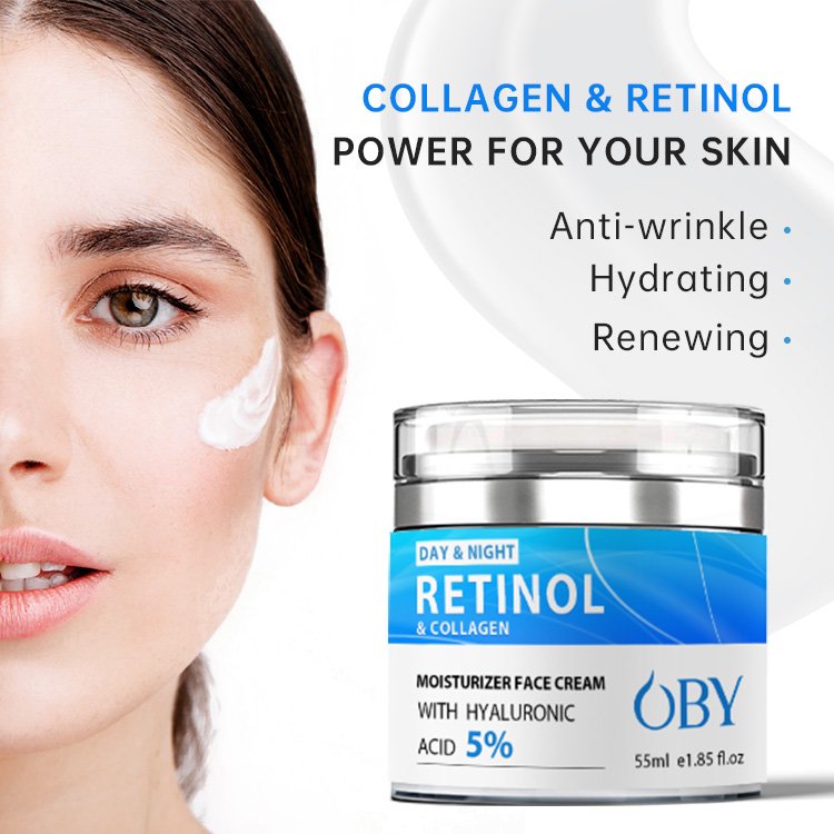 retinol hyaluronic acid natural face cream moisture cream for dark spot in face hydrating private label face cream