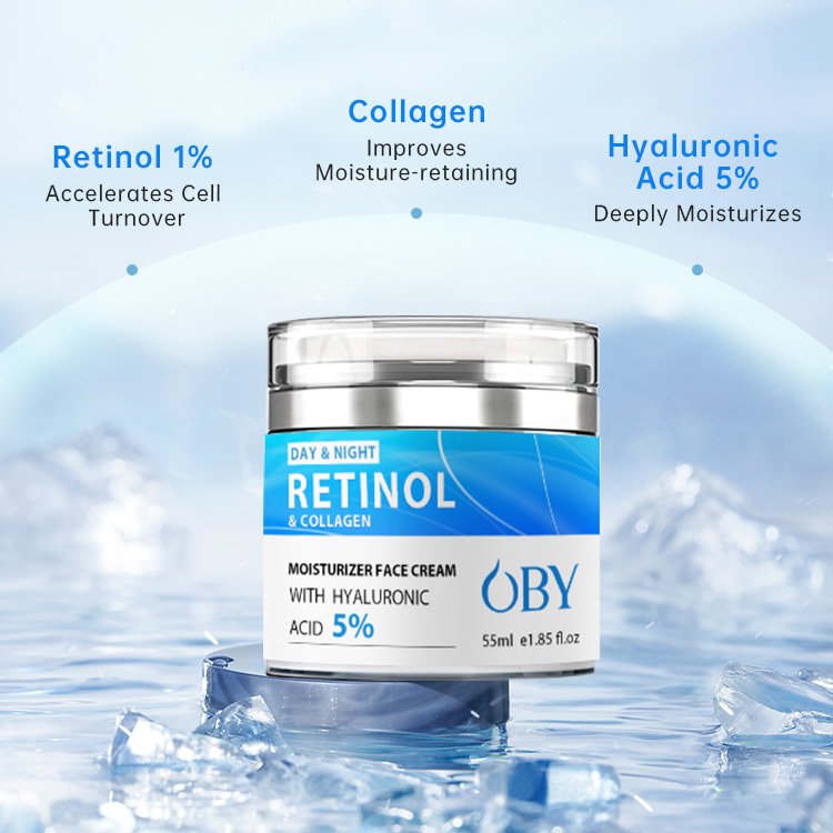 retinol hyaluronic acid natural face cream moisture cream for dark spot in face hydrating private label face cream