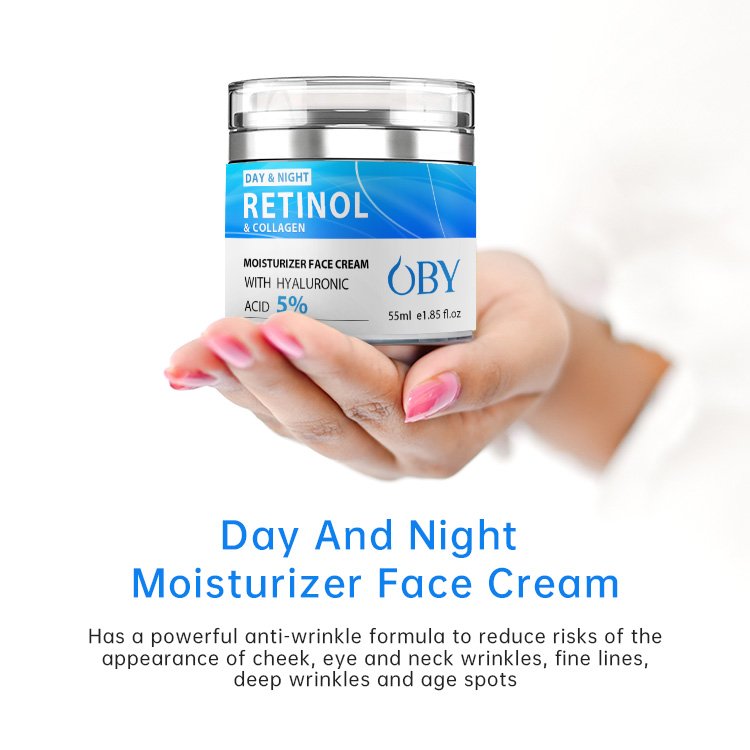 retinol hyaluronic acid natural face cream moisture cream for dark spot in face hydrating private label face cream