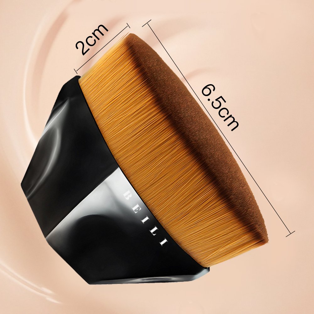 Top Diamond Makeup Brush Flat Liquid Foundation Brush BB Cream Blending Makeup Blush Kabuki Brush