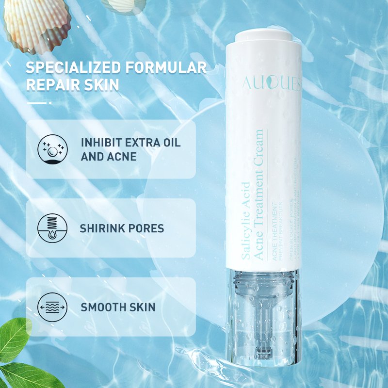 Korean Cosmetics Skin Care Acne Treatment Salicylic Acid Oil Shrink Pores Moisturizing Beauty Face Cream