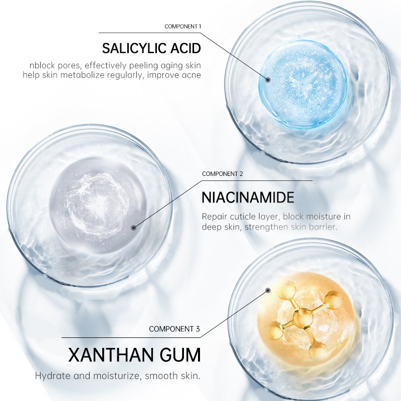 Korean Cosmetics Skin Care Acne Treatment Salicylic Acid Oil Shrink Pores Moisturizing Beauty Face Cream