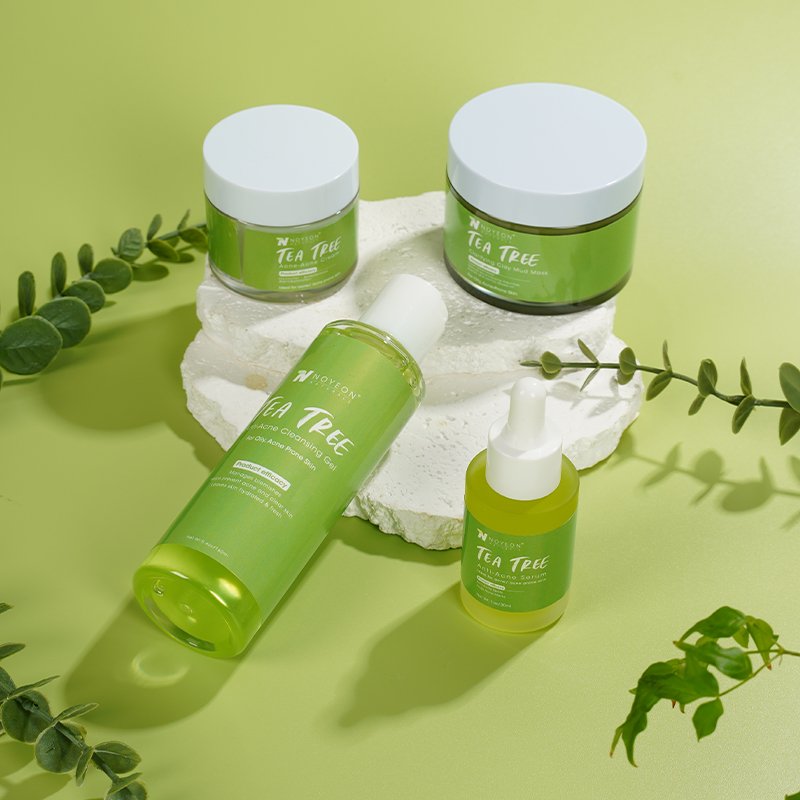 Anti-Aging Tea Tree Essence Cream and Serum Set Pigmentation Correctors & Firming Removes Black Spots and Acne