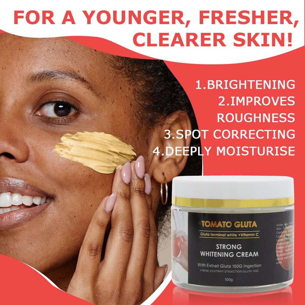 Factory Brightening Moisturizer Face Cream Tomato Gluta Whitening Cream For Face and Body Dark Spots Removal