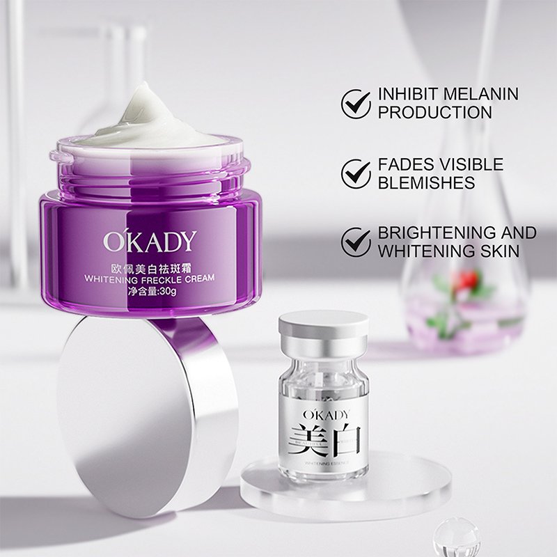 Best Facial Neck Lightening Care Vitamin C Moisturizer Bleaching Dark Spot Removing Skin Whitening Serum Face Cream