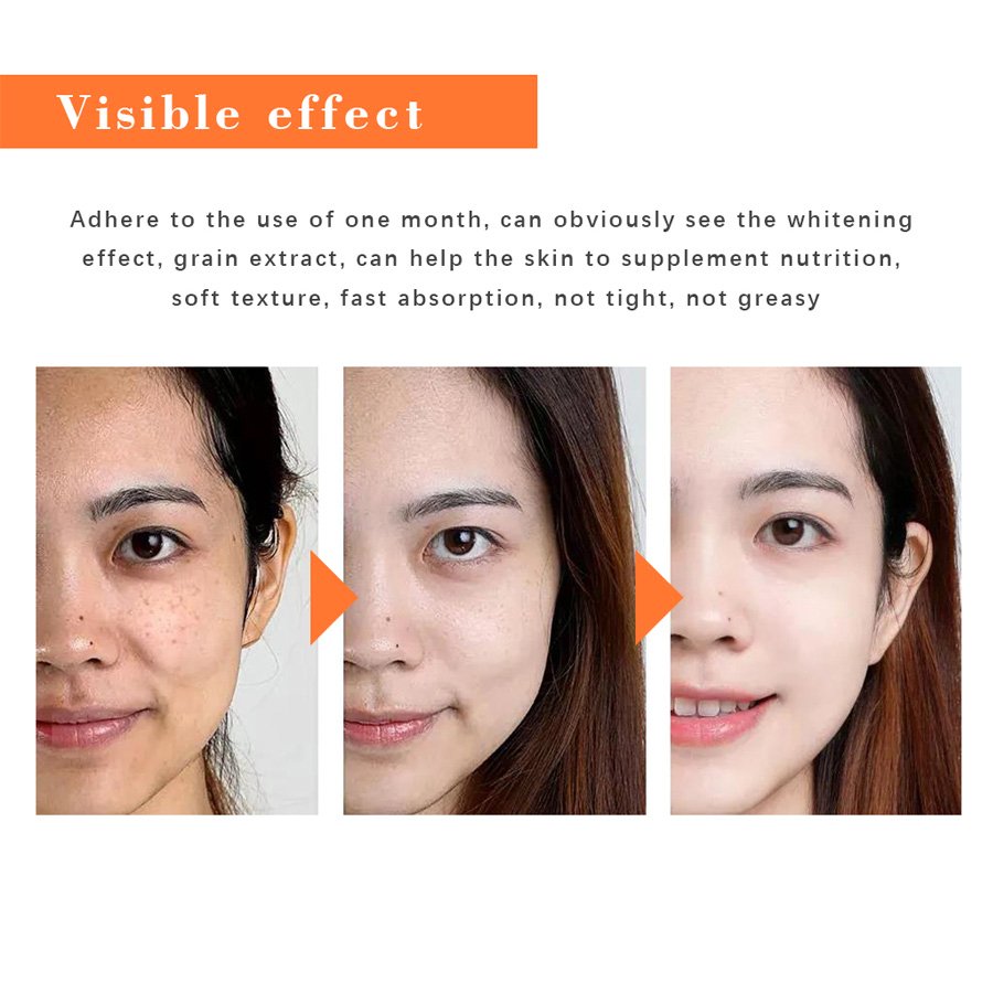 WHITENING LAZY CREAM 50g Lightening Brightening Skin Tone Moisturizing Refreshing Makeup Non-greasy Whitening Face Cream