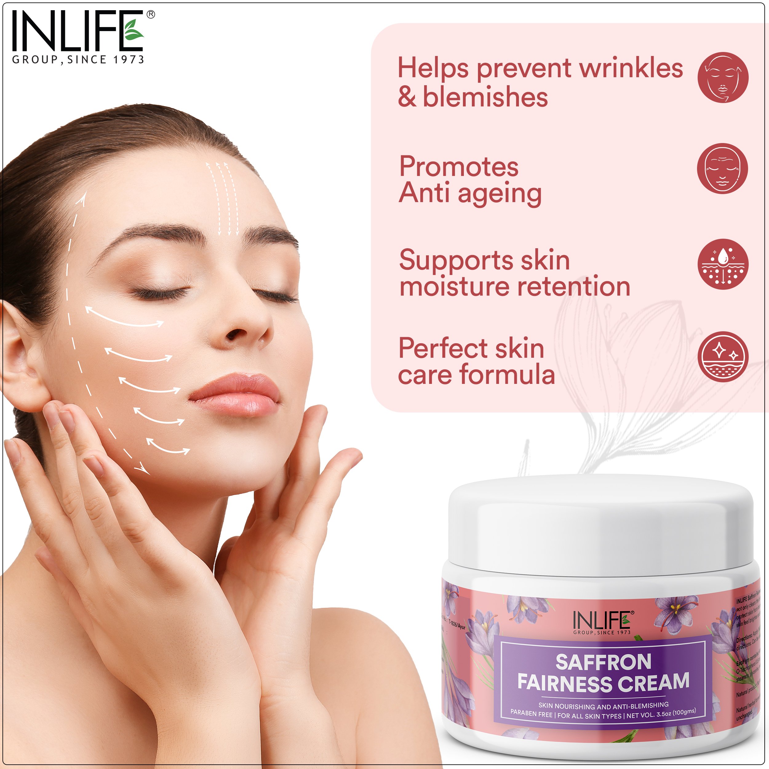 Buy Ayurvedic face cream - Saffron Cream Revitalize Your Skin with Ayurvedic Ingredients & Vitamin E for Natural Fairness