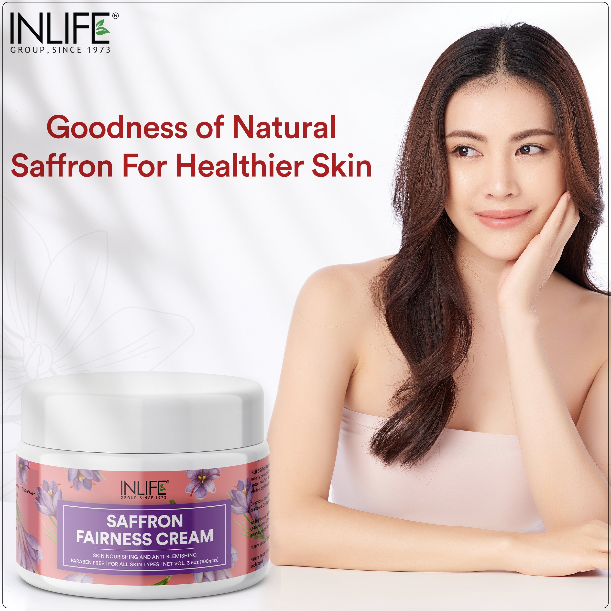 Buy Ayurvedic face cream - Saffron Cream Revitalize Your Skin with Ayurvedic Ingredients & Vitamin E for Natural Fairness