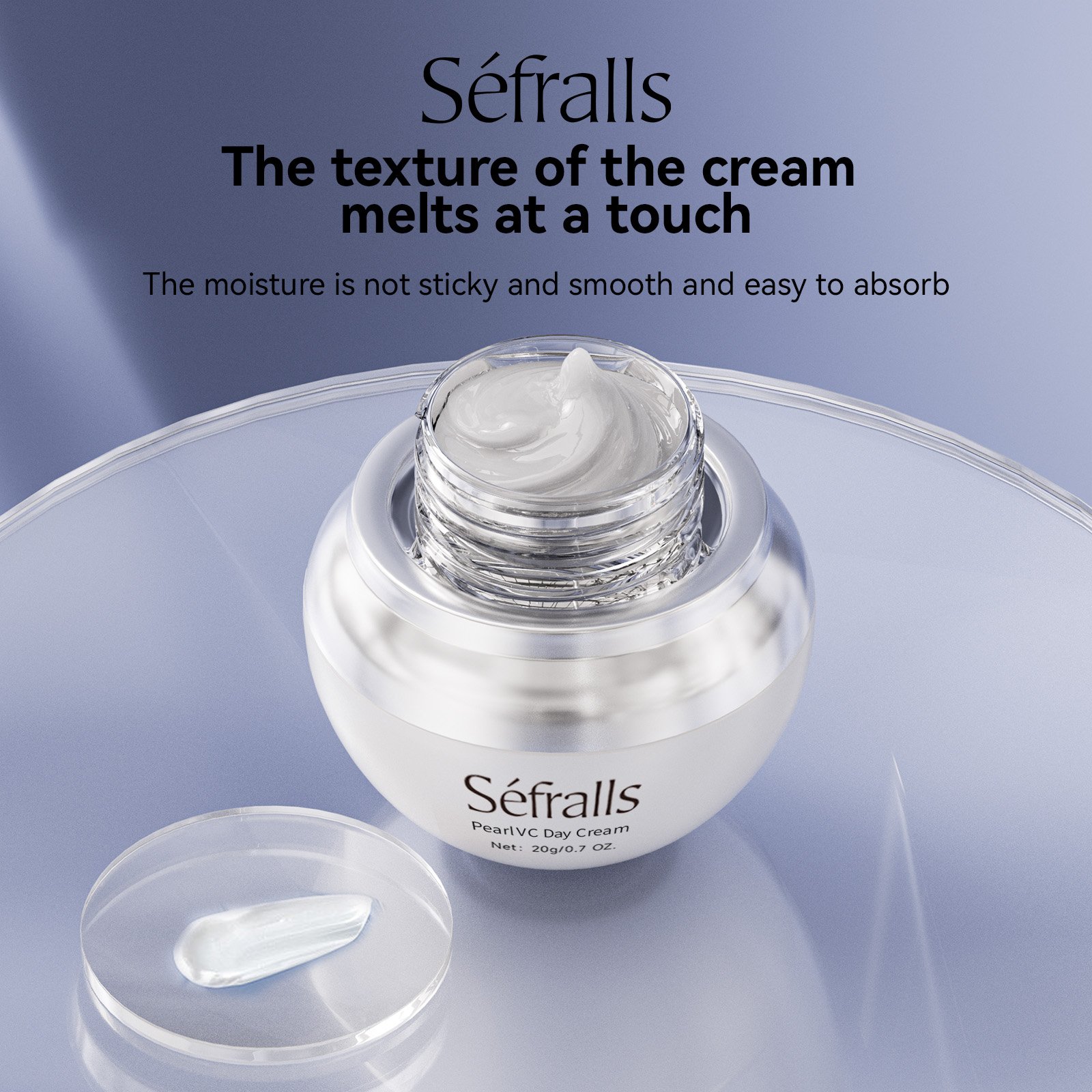 OEM Custom Pearl VC Day Cream Skin Softening Smoothing Moisturizing Tightening VC Face Cream Nourishing Skin Care