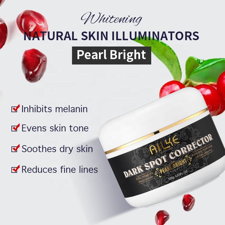 Private Label AILKE Apha Arbutin 4% Pearl Bright 7 Days Dark Spot Corrector Face Stronger Skin Whitening Cream
