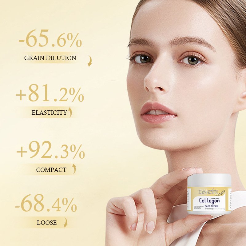 Face Beauty Cream Anti-aging Care Whitening Collagen Cream Natural Day Adults Beautiful Products Female Jinhua 3 Years Glycerin