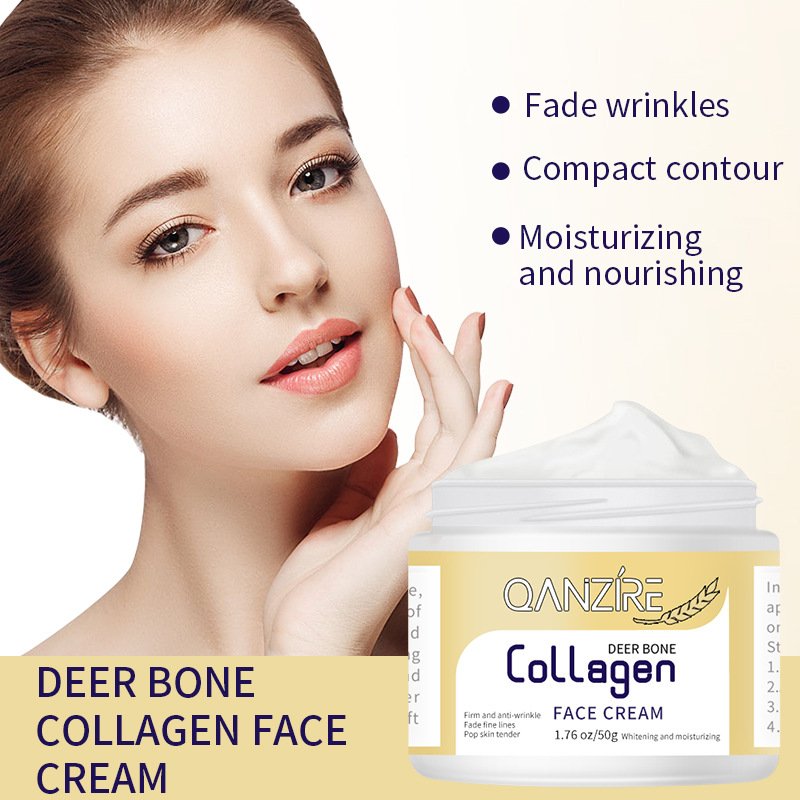 Face Beauty Cream Anti-aging Care Whitening Collagen Cream Natural Day Adults Beautiful Products Female Jinhua 3 Years Glycerin