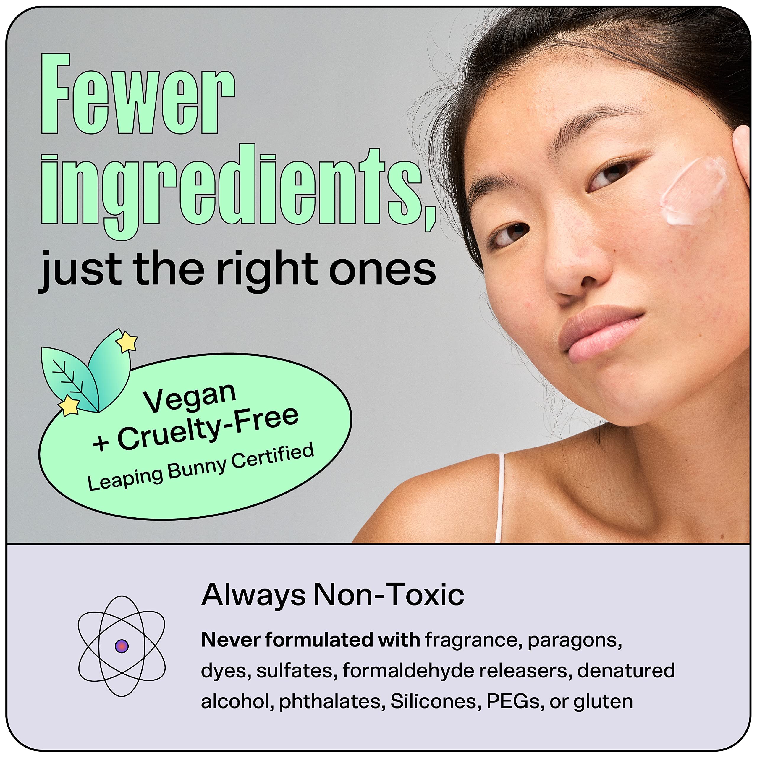 Bubbis Face Moisturizer - Moisturizing Face Cream for Dry Skin with Vitamin E + Aloe Vera Skin Care (50ml)
