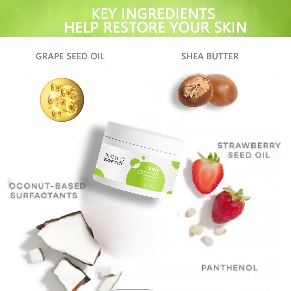 New arrival high quality Tearless formula kids baby nourishing hydrating moisturizer face cream