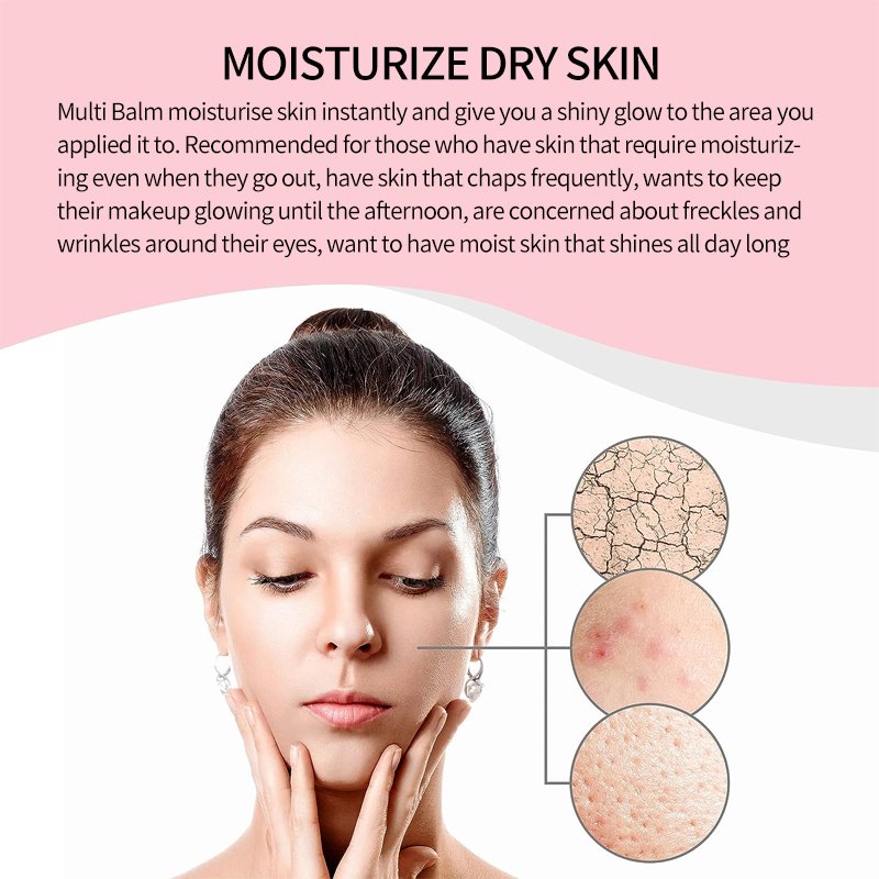 Private label hydrating whole body moisturizer multi balm stick for all skin types & tones