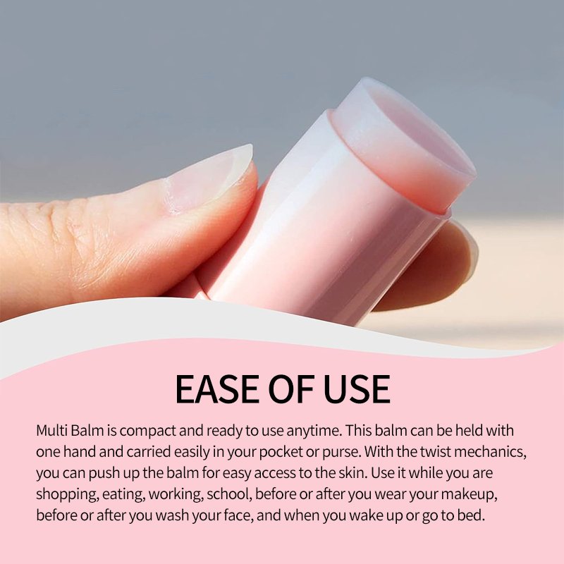 Private label hydrating whole body moisturizer multi balm stick for all skin types & tones