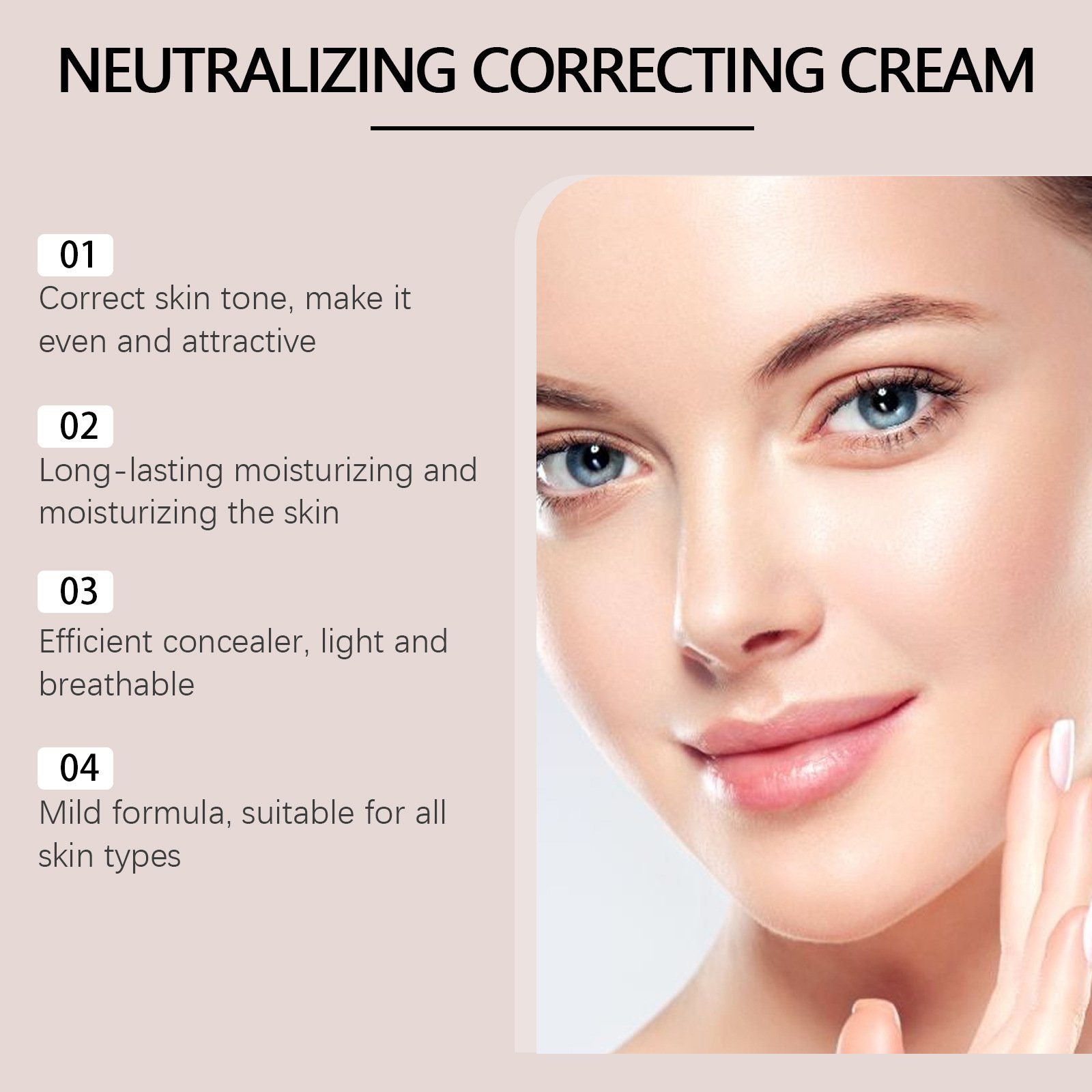 Best seller skin care face moisturizer correcting cream products organic natural face cream neutralizing correcting cream