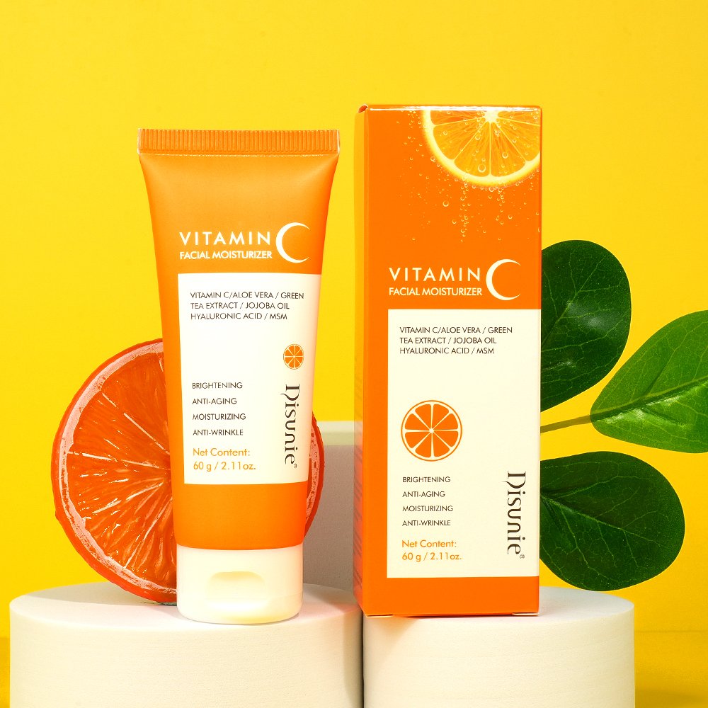 Vitamin C Facial Moisturizer Cream Dry Skin Moisturizers Whitening Antiaging Face Cream Products For Dry Sensitive Skin