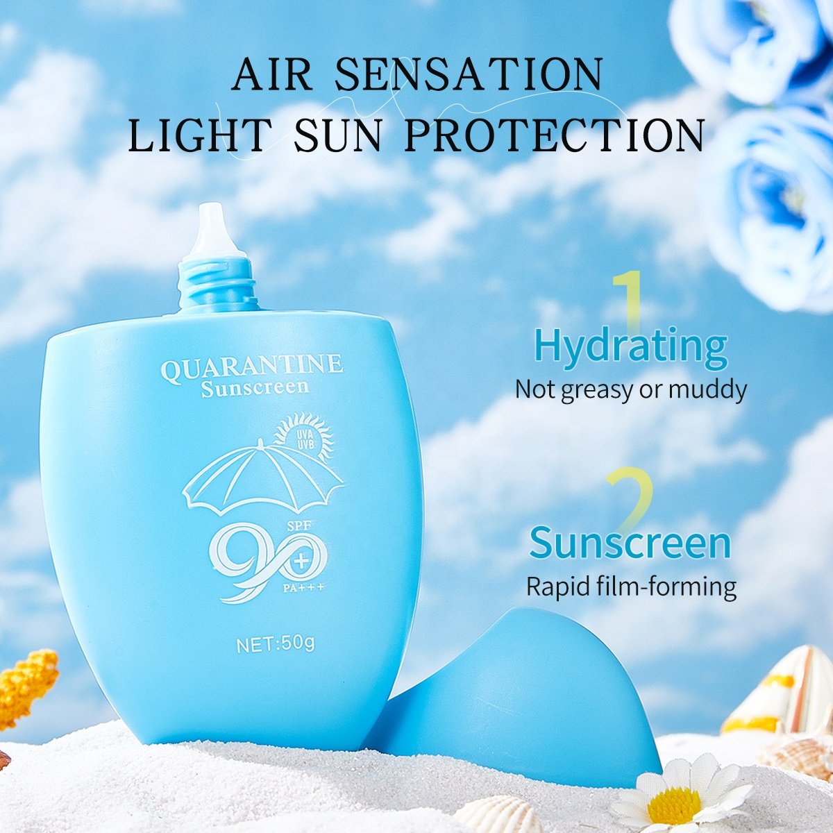 Cross-border Fangbao FORMBO genuine long-lasting facial milk SPF50 UV isolation face cream cosmetic factory trade wholesale.