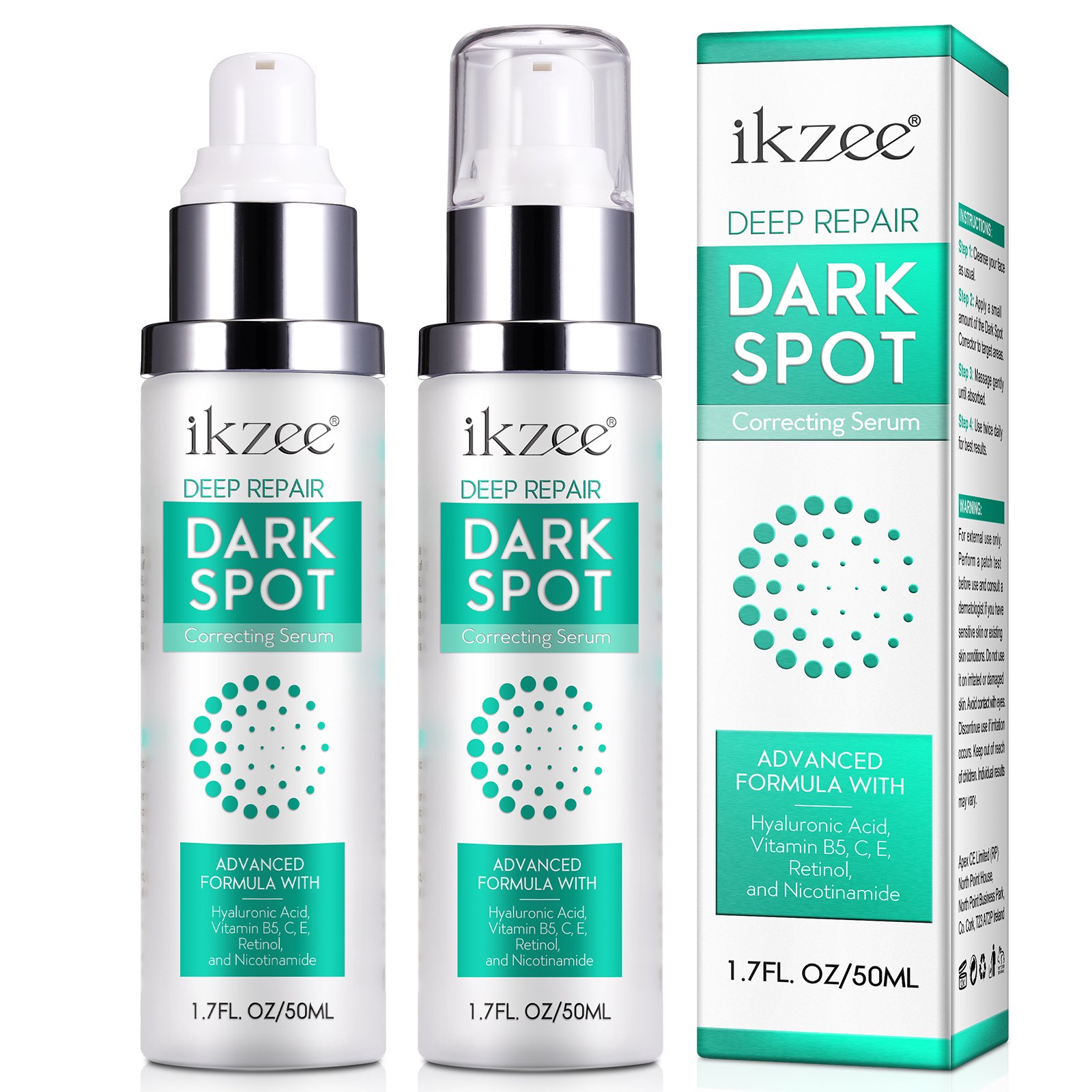 IKZEE 50ml deep repair brightens skin reduces wrinkles tightens skin dark spot corrector remover face cream