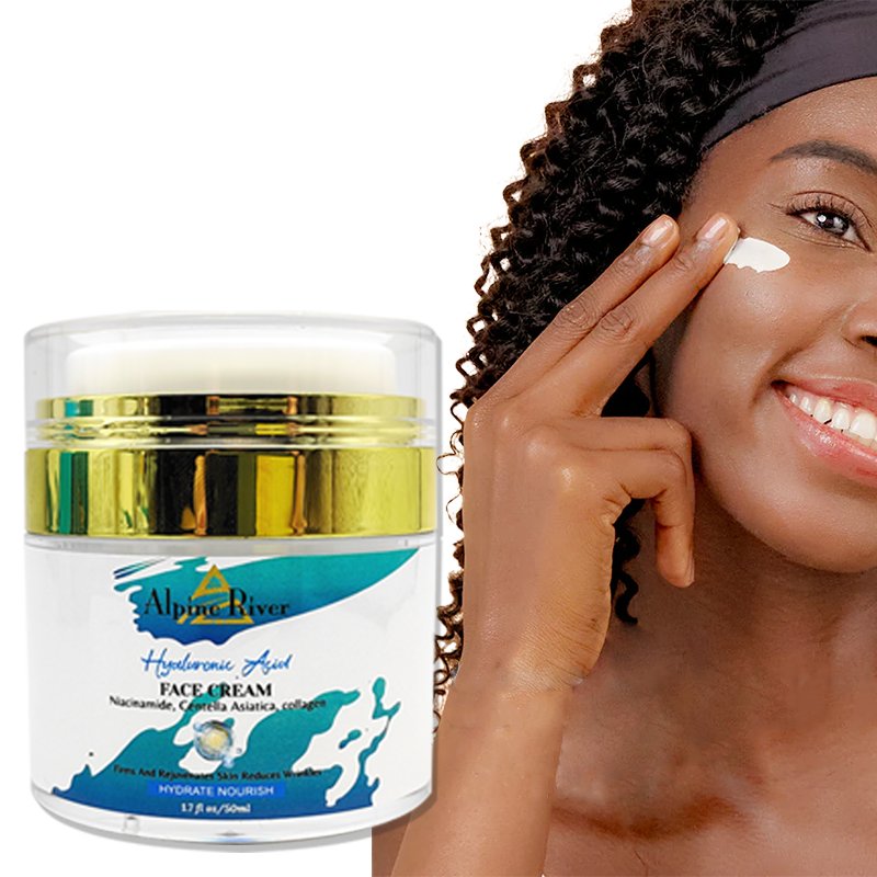Private Label Alpine River Korea Skin Care Products Natural Organic Vitamin C Niacinamide Skin Moisturizing Face Cream&Lotion