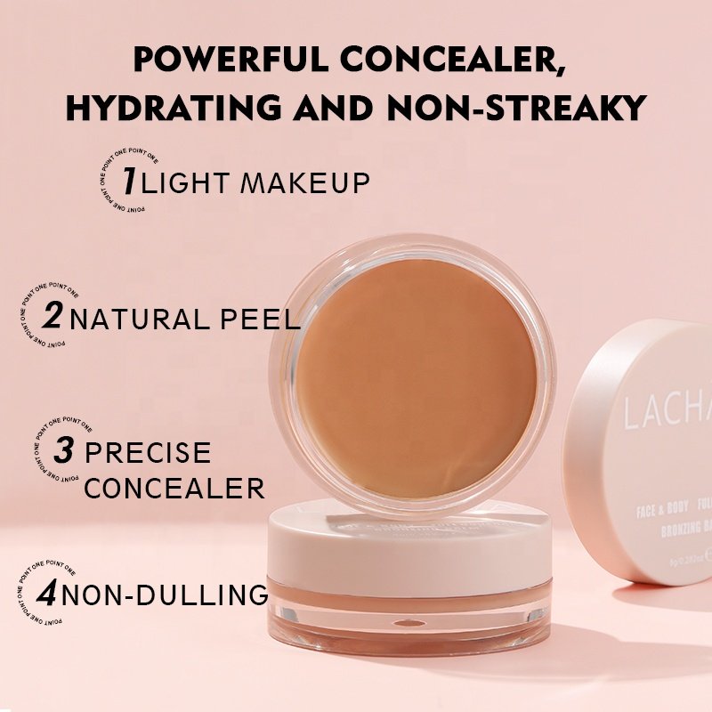 Private Label High Pigment Concealer Creamy Makeup Light Weight Long Lasting Full Coverage OEM Concealer For Face And Body