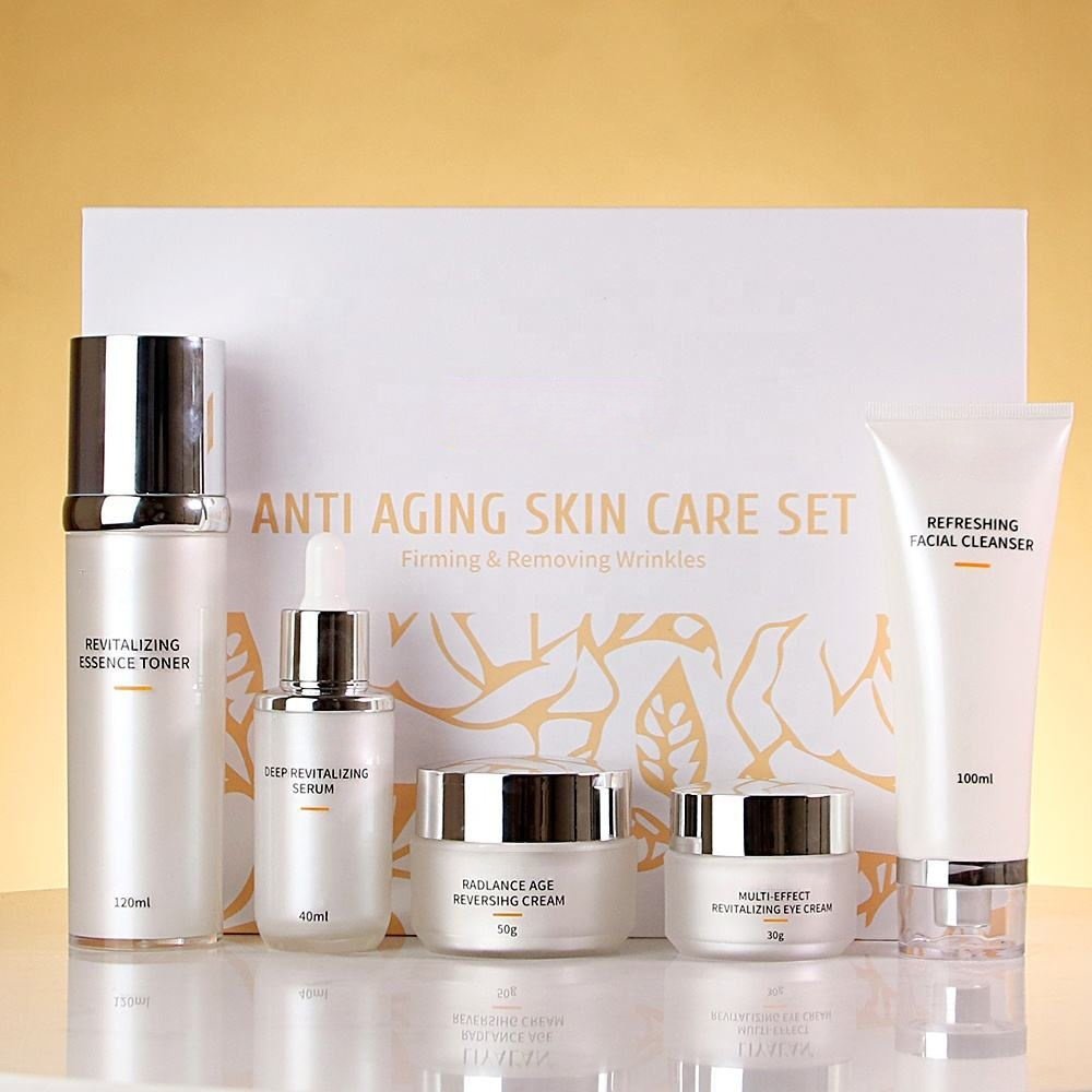 Facial Brightening And Regeneration Antioxidant Skincare Facial Set Anti Aging Wrinkle Skincare Set