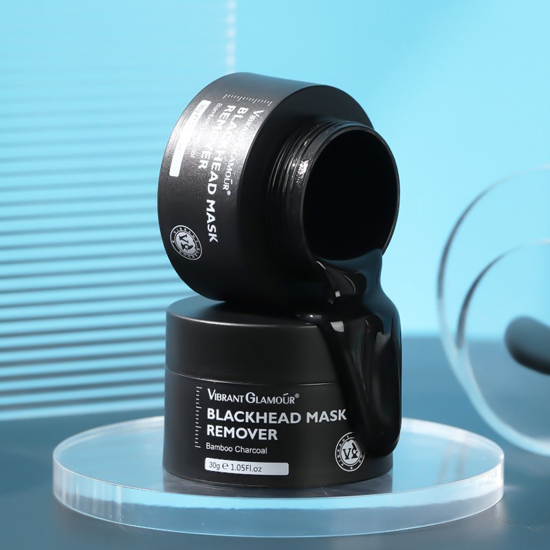 VIBRANT GLAMOUR Blackhead Remover Facial Masks Black Dots Remover Bamboo Charcoal Peel Cleansing Face/Nose Mask