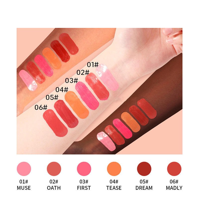 SENKA OEM Custom LOGO Professional Smooth Blush Individual 6 Colors Cream Blush Makeup liquid Blush