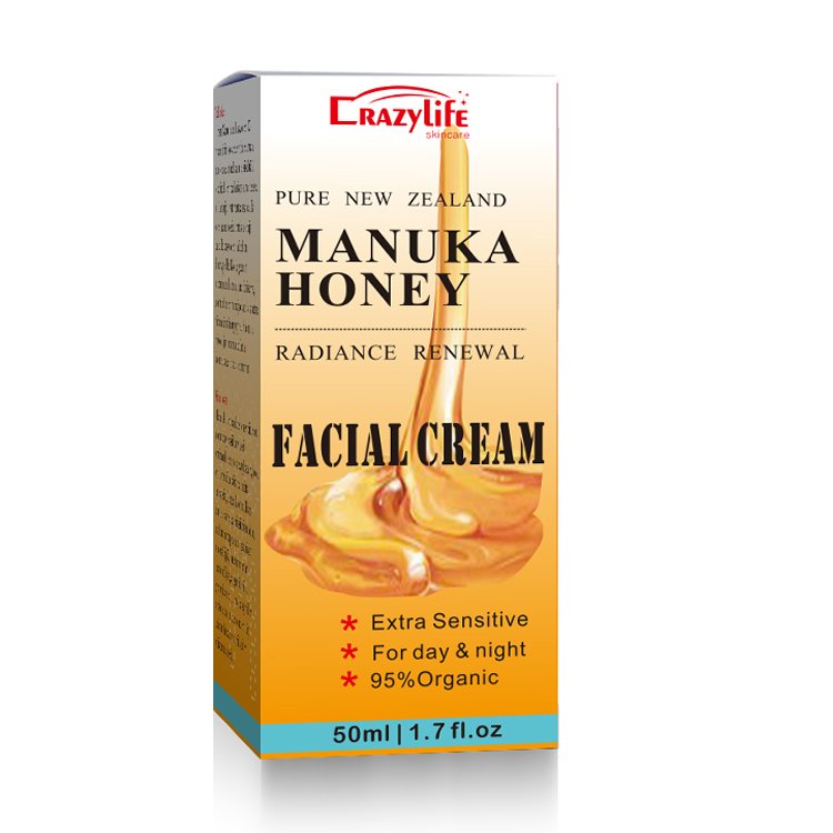 Crazylife Pure Natural Honey Face Cream Whitening Face Care Moisturizing Anti-Aging Firming Skin Care Cosmetics 50ml