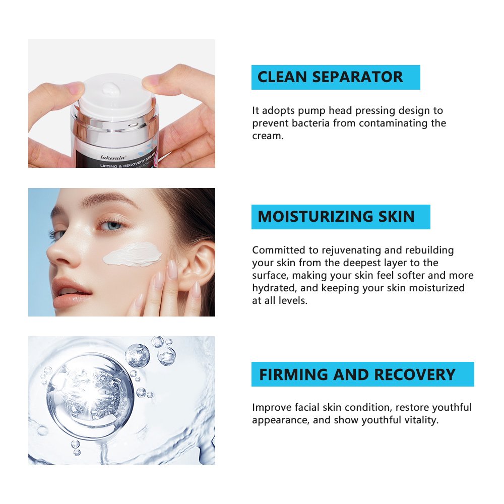 Oem Private Logo Collagen Face Cream For Repairing Smoothing Hydrating Anti Aging Firming Skin Facial Cream