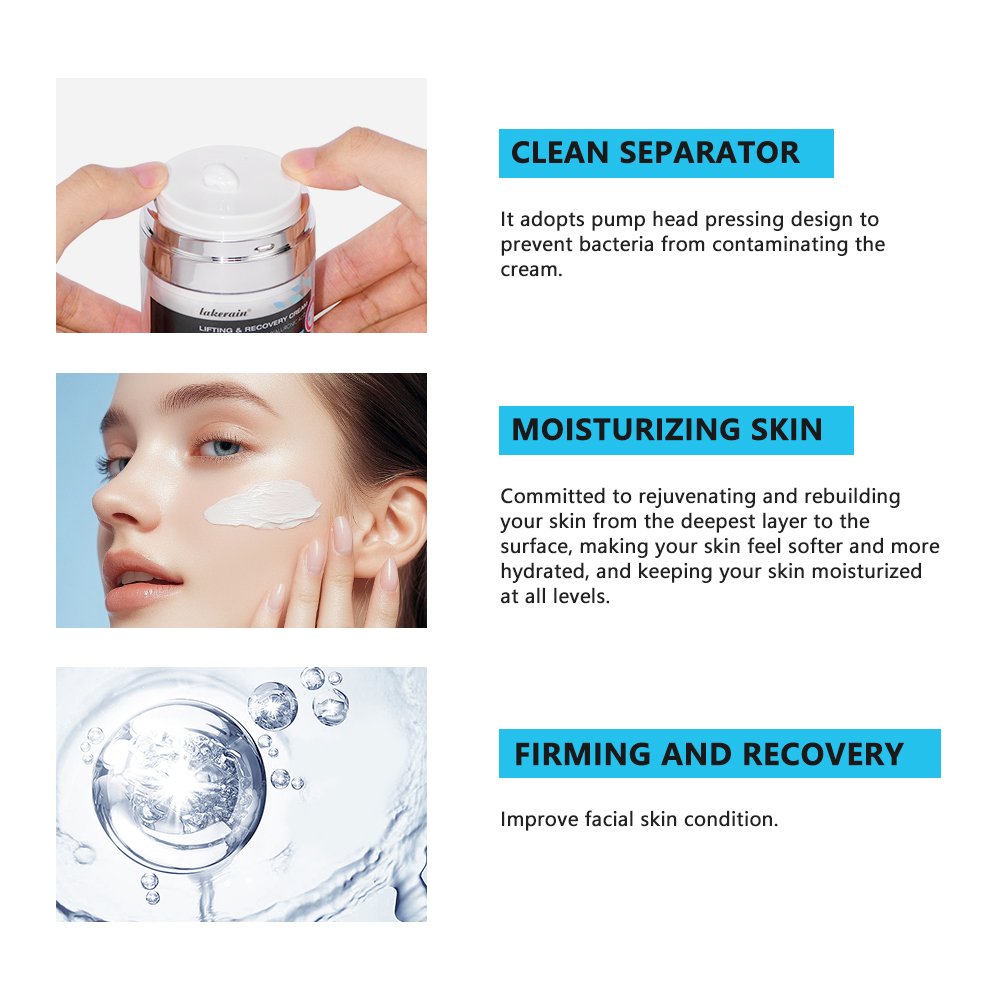Oem Private Logo Collagen Face Cream For Repairing Smoothing Hydrating Anti Aging Firming Skin Facial Cream