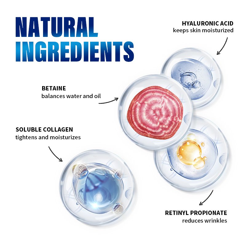 Retinol & Collagen Moisturizer Face Cream - Day & Night Anti-Aging Skin Care with Hyaluronic Acid 5% face cream & lotion