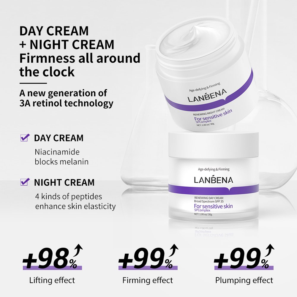 LANBENA Elemis Mamaearth Halal Face Tightening Cream Wow Face Cream Hyaluronic Blueberry Vibrant Glamour Retinol Silky White