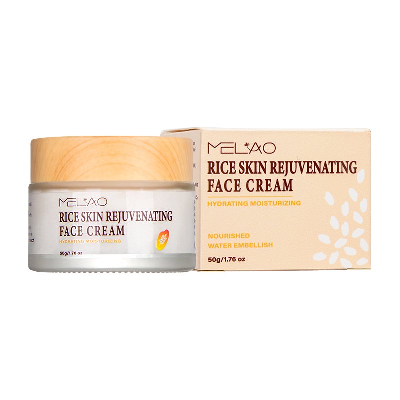 Private Label Supplier OEM ODM Natural Organic Day And Night Dry Skin Moisturizing Cream Rice Whitening Face Cream