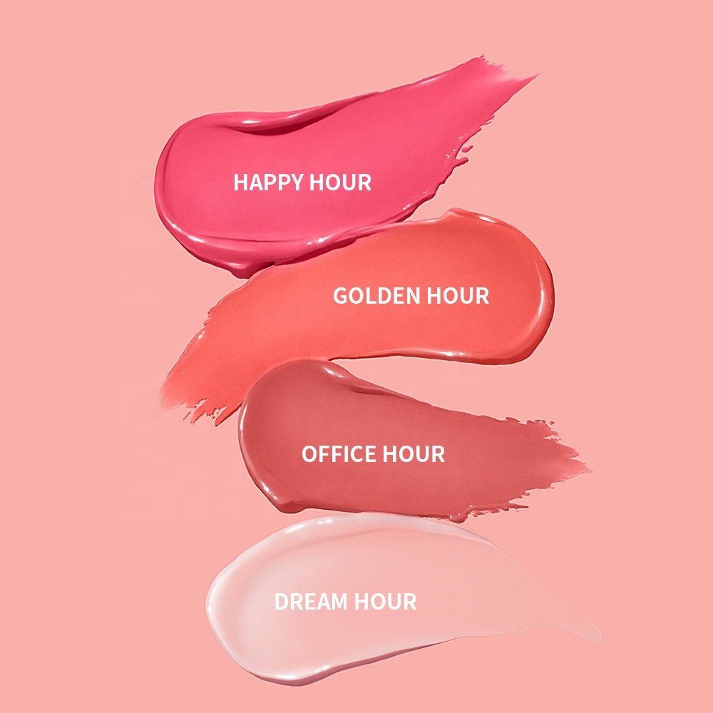Custom Your Own Logo Face Make up Cosmetics Single Long Lasting Cream Blusher Private Label Makeup Cream Blush Palette