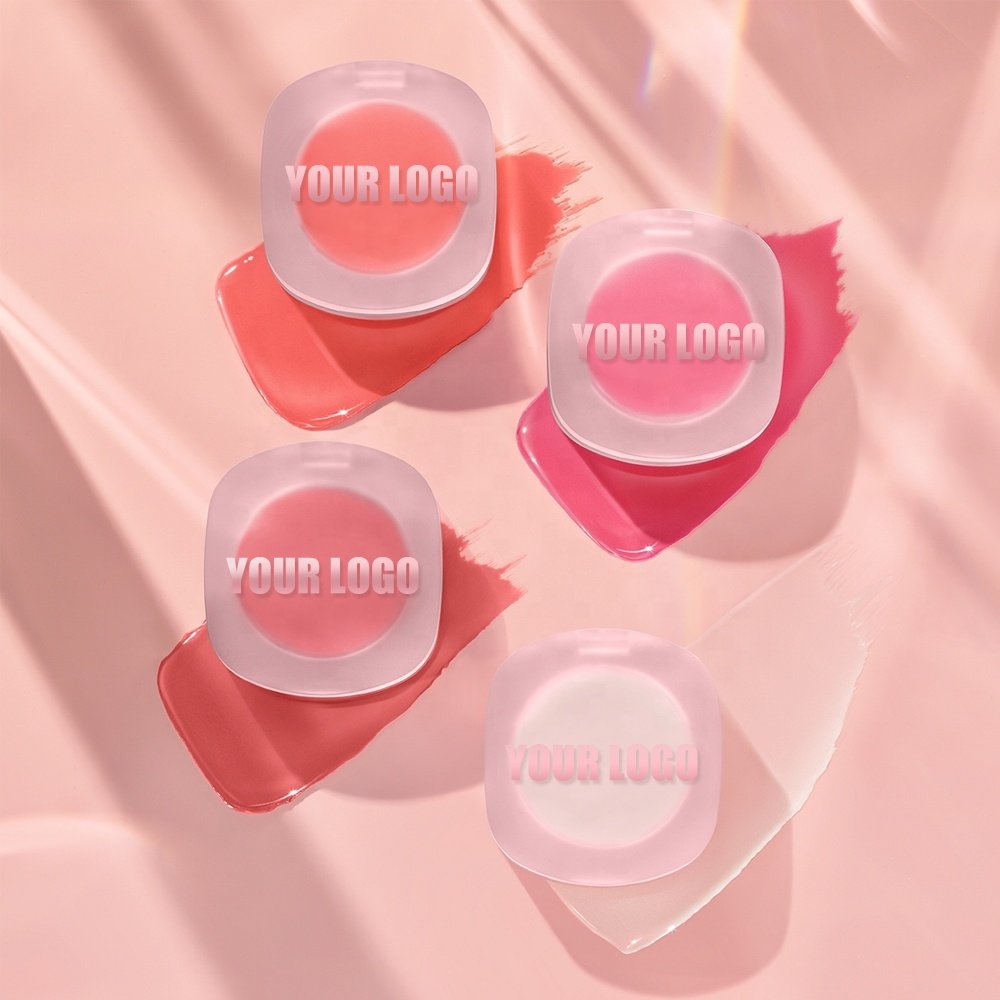 Custom Your Own Logo Face Make up Cosmetics Single Long Lasting Cream Blusher Private Label Makeup Cream Blush Palette