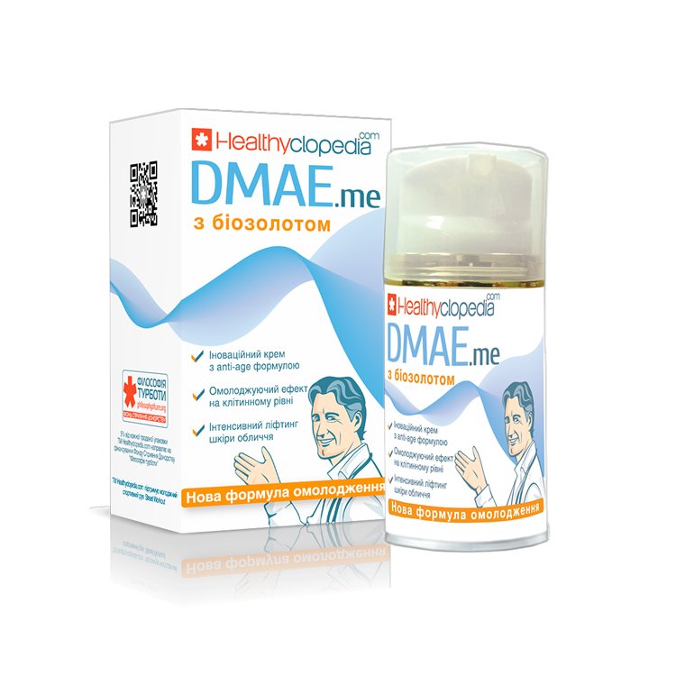 DMAE Face Cream with Biogold for Anti-aging Treatment