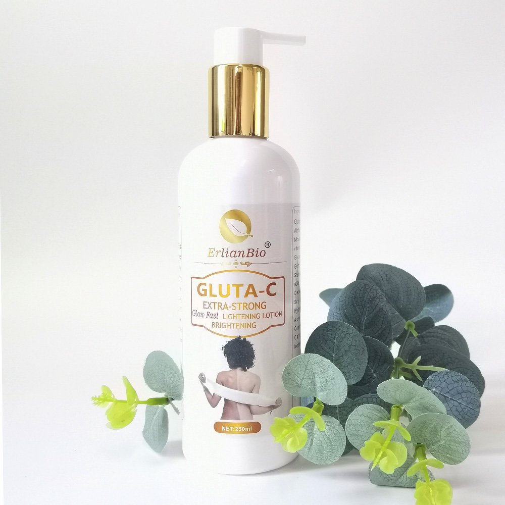 High Quality Fast Skin Whitening Glutathione Serum Cream Oil Lotion 4 in 1 Private Label Glutathione Skin Whitening Set Unisex