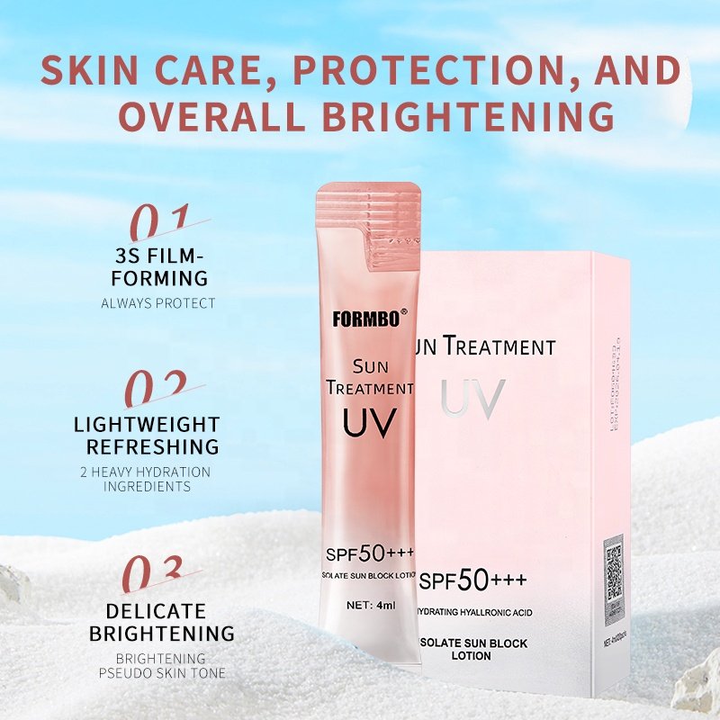 Cross-border Fangbao FORMBO genuine long-lasting facial milk SPF50 UV isolation face cream cosmetic factory trade wholesale.