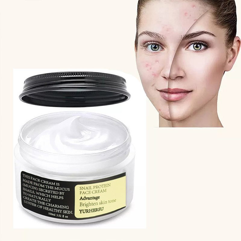 YURHERSU OEM Organic Korean Skin Care Snail Advanced 92 Mucin Essence Moisturizing Repair Snail Face Cream